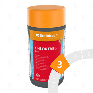 Pastile de clor 20 g, 1 kg- cu dizolvare rapida