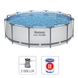 Bestway Piscina STEEL PRO MAX Round 366&times;100 cm, 9150L, cadru metalic