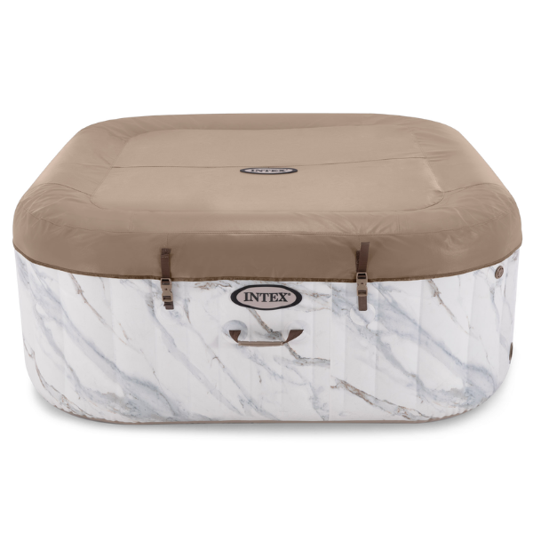 INTEX Jacuzzi SPA gonflabil &ldquo;Calacatta Dual Zone Deluxe&rdquo; 175x71cm, 795L, 4 persoane